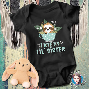 Kawaii Wasbeer Ik Hou Van Mijn Kleine Zus Romper
