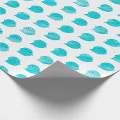 Kawaii Watercolor Ghosts (oceaan) Cadeaupapier (Hoek)