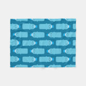 Kawaii waterflessen fleece deken (Voorkant (Horizontaal))