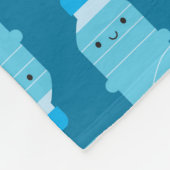 Kawaii waterflessen fleece deken (Hoek)