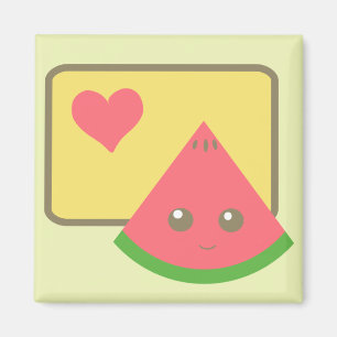 kawaii watermeloen magnet