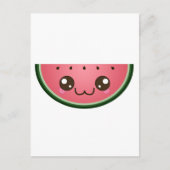 Kawaii Watermelon Briefkaart (Voorkant)