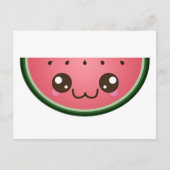 Kawaii Watermelon Briefkaart (Voorkant)
