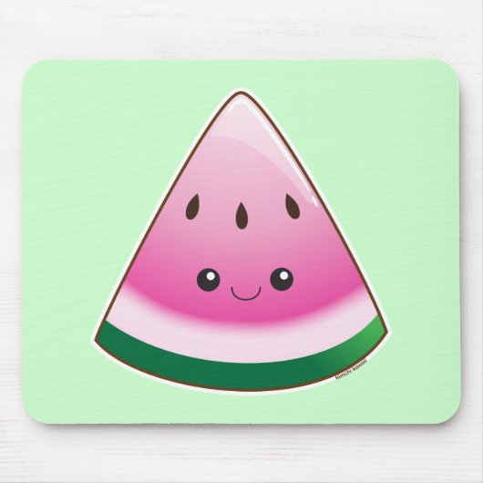 Kawaii Watermelon Muismat (Voorkant)