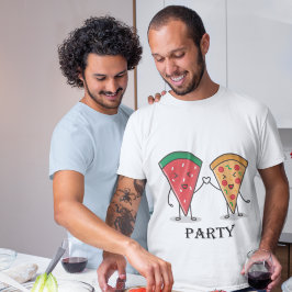 Kawaii Watermelon Pizza Party Food Lover Unisex T-shirt