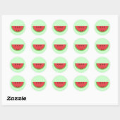Kawaii Watermelon Ronde Sticker (Vel)