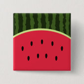 Kawaii Watermelon Round Button (Voorkant)