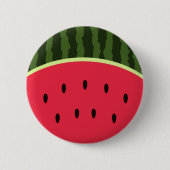 Kawaii Watermelon Round Button (Voorkant)