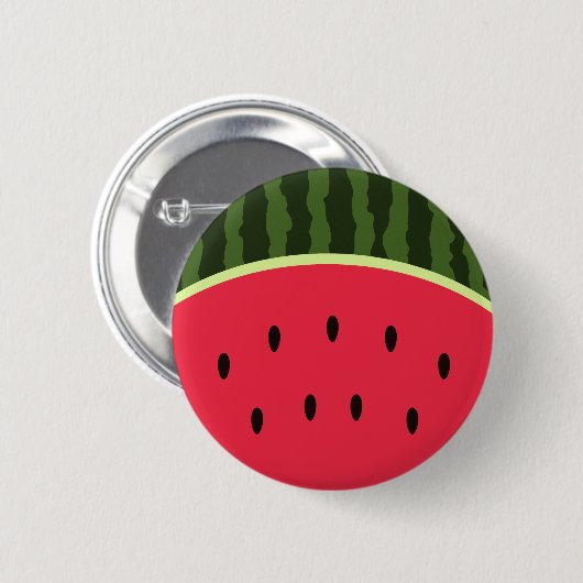 Kawaii Watermelon Round Button (Voorkant /achterkant)