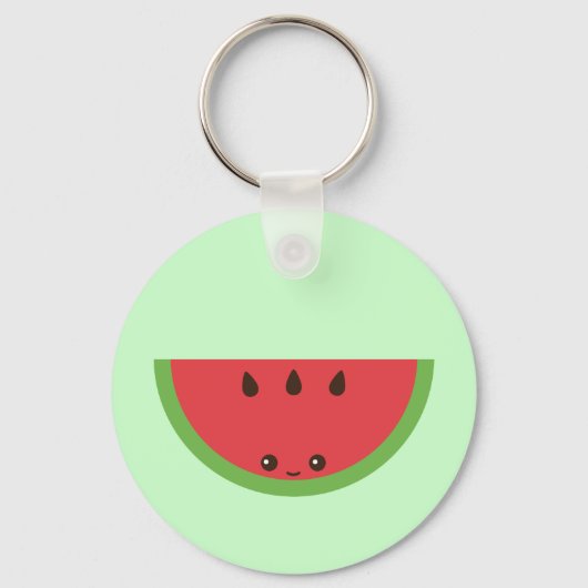 Kawaii Watermelon Sleutelhanger (Voorkant)
