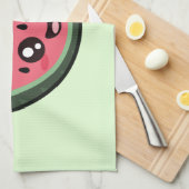 Kawaii Watermelon Theedoek (Quarter Fold)