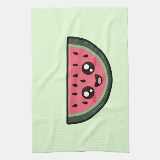Kawaii Watermelon Theedoek (Verticaal)