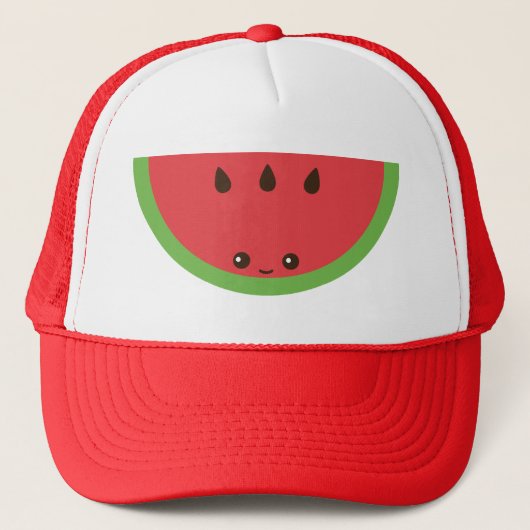 Kawaii Watermelon Trucker Pet (Voorkant)