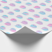 Kawaii Waterverf Ghosts (Unicorn) Cadeaupapier (Hoek)