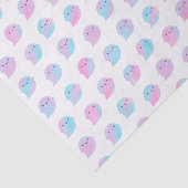 Kawaii Waterverf Ghosts (Unicorn) Tissuepapier (Detail)