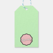 Kawaii Waterverf Kiwi Gift Labels Cadeaulabel (Achterkant)