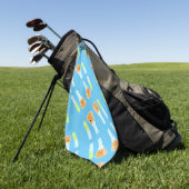 Kawaii Wetenschappelijk Lab Golfhanddoek (Groen)