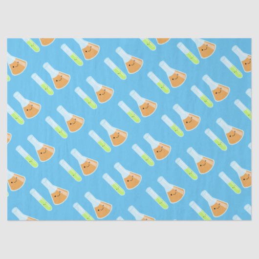 Kawaii Wetenschappelijk Lab Tissuepapier (Voorkant)