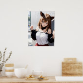 Kawaii Whispers Poster (Keuken)