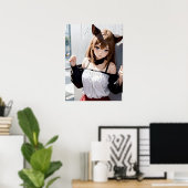 Kawaii Whispers Poster (Thuiskantoor)