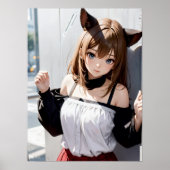 Kawaii Whispers Poster (Voorkant)