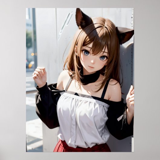 Kawaii Whispers Poster (Voorkant)