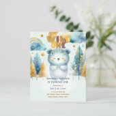 Kawaii WILD ONE 1e Verjaardag Jongens BEER Bos (Staand voorkant)