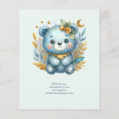 Kawaii WILD ONE 1ste verjaardag jongens BEAR Woodl (Achterkant)