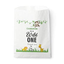 Kawaii Wild One Birthday Safari Oerwoud Animals