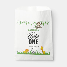 Kawaii Wild One Birthday Safari Oerwoud Animals Bedankzakje