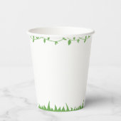 Kawaii Wild One Birthday Safari Oerwoud Animals Papieren Bekers (Achterkant)