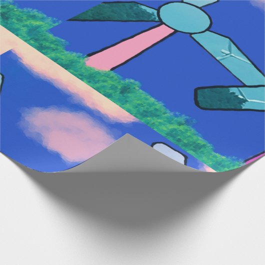 Kawaii Windmill Dreams inpakpapier (Hoek)