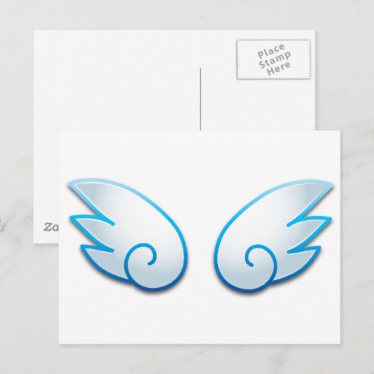 Kawaii wings briefkaart (Voorkant / Achterkant)