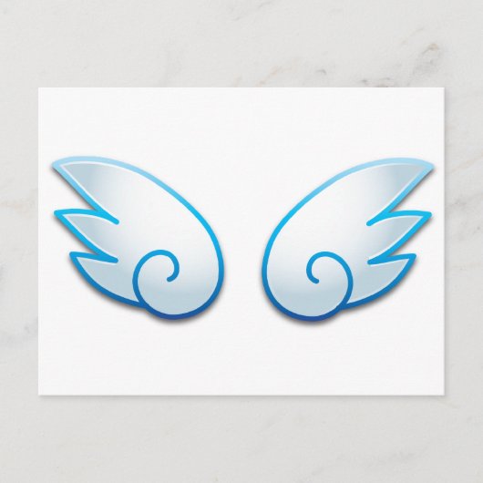Kawaii wings briefkaart (Voorkant)