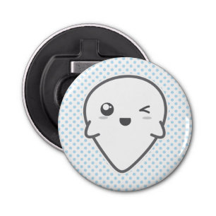 Kawaii Winking Ghost Bottle Opener