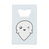 Kawaii Winking Ghost Bottle Opener Creditkaart Flessenopener (Voorkant)