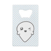 Kawaii Winking Ghost Bottle Opener Creditkaart Flessenopener (Achterkant)