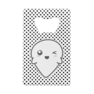 Kawaii Winking Ghost Bottle Opener Creditkaart Flessenopener