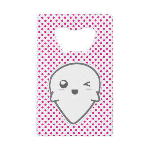 Kawaii Winking Ghost Bottle Opener Creditkaart Flessenopener