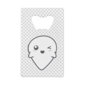 Kawaii Winking Ghost Bottle Opener Creditkaart Flessenopener (Voorkant)