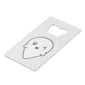 Kawaii Winking Ghost Bottle Opener Creditkaart Flessenopener (Voorkant Gekanteld)