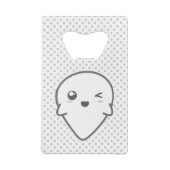 Kawaii Winking Ghost Bottle Opener Creditkaart Flessenopener (Achterkant)