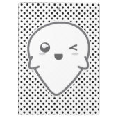 Kawaii Winking Ghost Clip Board Klembord (Achterkant)