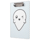 Kawaii Winking Ghost Clip Board Klembord (Links)