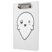 Kawaii Winking Ghost Clip Board Klembord (Links)