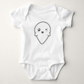 Kawaii Winking Ghost Clothing Romper (Voorkant)