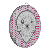 Kawaii Winking Ghost Dart Board Dartbord (Voorkant Links)