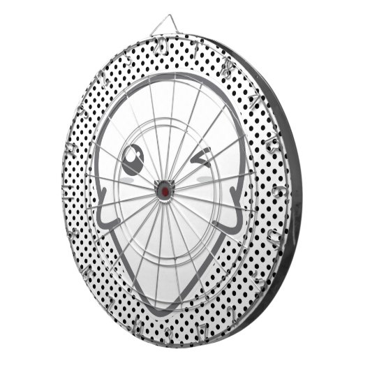 Kawaii Winking Ghost Dart Board Dartbord (Voorkant Rechts)