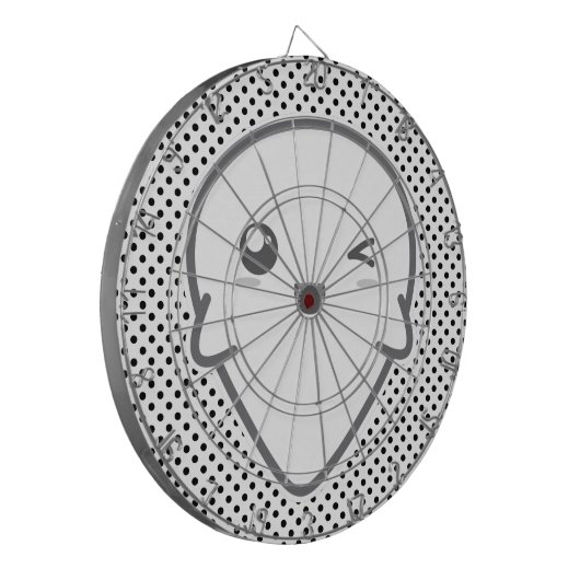 Kawaii Winking Ghost Dart Board Dartbord (Voorkant Links)