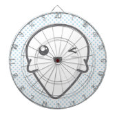 Kawaii Winking Ghost Dart Board Dartbord (Voorkant)